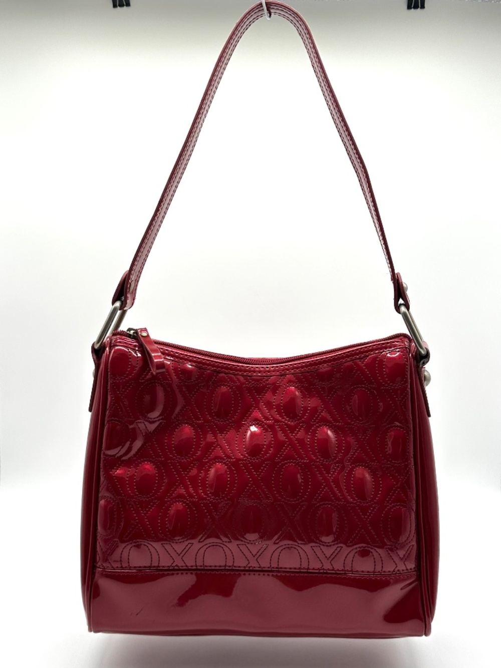 XOXO Red Faux Patent Leather Logo Purse Shoulder Bag